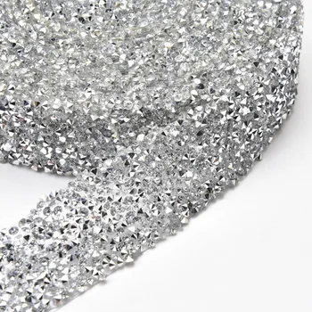 1 Role Kamienkami Pásky samolepiace Diamond Crystal Páse s nástrojmi DIY Stuhy Umenie, Remeslá Šumivé Pre Svadobné Holiday Party Decor
