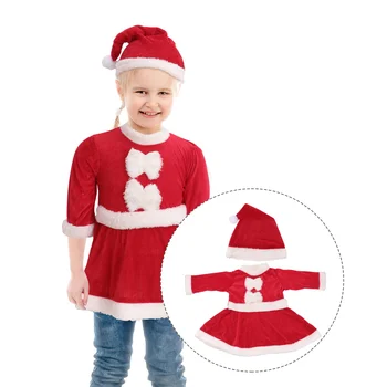 Detské Miesto Dievčatá Oblečenie, Vianočné Oblek Santa Oblečenie Batoľa Kostým Dieťa