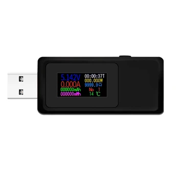 KWS-MX19 USB Tester DC 4V-30V 0-5A Prúd Napätie Detektora Moc Ammeter Digital Kapacita Nabíjačku Monitor