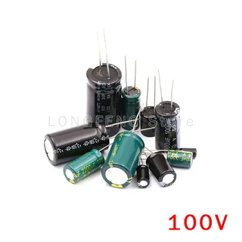 50PCS 100V0.47uF 0.47 UF 100V NP NONPOLARITY Elektrolytický Kondenzátor