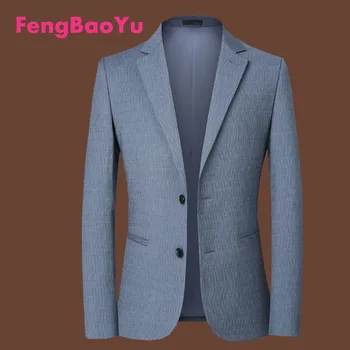 Fengbaoyu Mužov Jar Leto Nových Obchodných Slim Oblek Fit Všetko Office Kariéry Jediný Kabát Mladých v Strednom veku Urban Módy
