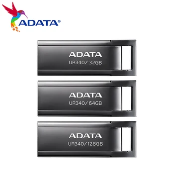 ADATA UR340 128 GB USB 3.2 Gen1 USB Flash Disk 64 GB Vysoká Rýchlosť Mini U Stick 32GB ROYAL UR340 Kovové Pero Disk Pre PC