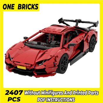 Moc Stavebné Bloky Supercar Model Rýchlosť Šampión 1：10 Technické Tehly DIY Montáž Konštrukcie, Hračky Pre Dieťa Dovolenku Dary