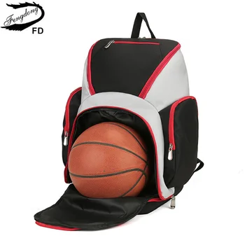 Fengdong futbal batoh carry taška pre basketbalu nepremokavé ľahký športový batoh mužov veľkú kapacitu, školské tašky