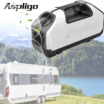 Aspligo Prenosné Stan, klimatizácia, Vstavané Zadnej strane Transformátora Outdoor Camping Klimatizácia pre RV Caravan Camper Van