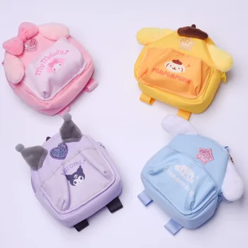 Sanrio Mince Kabelku Kawaii Žien Taška Hello Kitty MyMelody Malá Škola Taška Dekoratívne Prívesok Mini Slúchadlá Zmeniť Skladovanie Taška