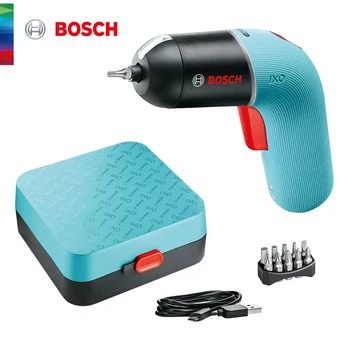 Bosch IXO 6 Prenosné Elektrické Množina Skrutkovač Akumulátorové Vŕtačky s Nástrojom Prípade Vrtákov Náradie Nastaviť Príslušenstvo Nabíjateľná