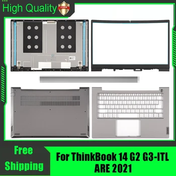 Pre Lenovo ThinkBook 14 G2 G3-ITL SÚ 2021 LCD Zadné Veko Späť vrchný Kryt, Predný Panel opierka Dlaní Hornej Spodnej časti Prípade Kryt Závesu