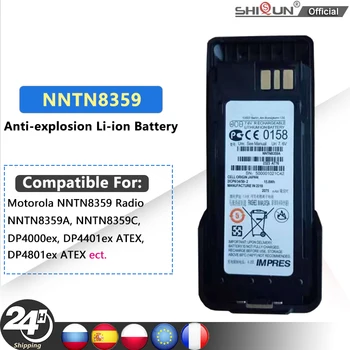 NNTN8359A Li-ion Batéria 2075mAh DP4801Ex Nabíjateľná Batéria Kompatibilná Pre MOTOROLA IMPRES XIR P8668EX Rádio Anti-výbuch