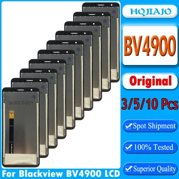 3/5/10PCS Pôvodný Pre Blackview BV4900 LCD Displej Dotykový Displej Digitalizátorom. Obrazovky Panel Nahradenie BV4900 Zostava Displeja