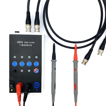 HW-210K Ručné Dual-channel VI Krivky Tester Doska on-Line Detekcia ASA Tester 4 Výstroj Frekvencie Striedavého Rýchlosť