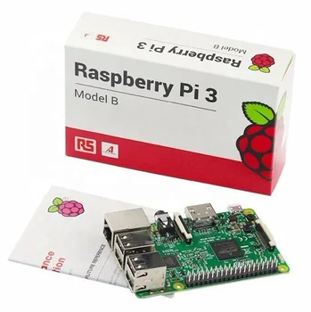 Veľkoobchod Pôvodné Raspberry Pi 3 Model B Quad Core 1,2 GHz 64 Bit CPU Wifi & Blue Tooth