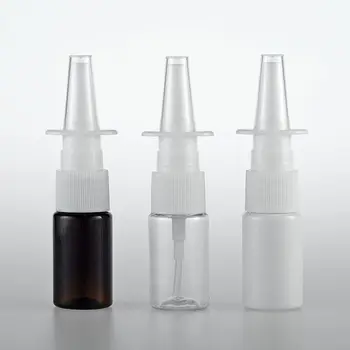 Veľkoobchod Prázdne 10 ml Jasné, Nosné Plastové Fľaše Parfum Hmlu PET Fľaše 10cc Nos Farmaceutické Rozprašovač