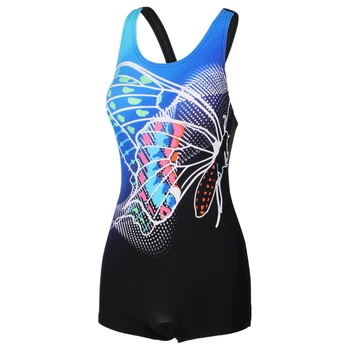 2023 Brucho Krytiny A Zoštíhľujúce plavky Ženy YINGFA Motýľ Vytlačené Letné plážové oblečenie Žien jednodielne Športové Plavky