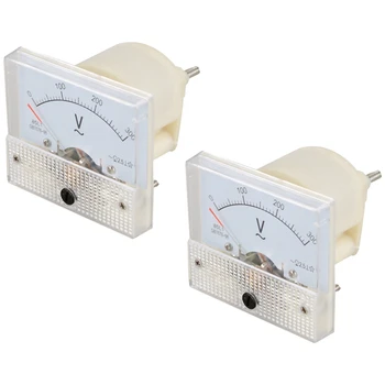 2X 85L1 AC 0-300V Analógové Ihly Panel Meter Voltmeter