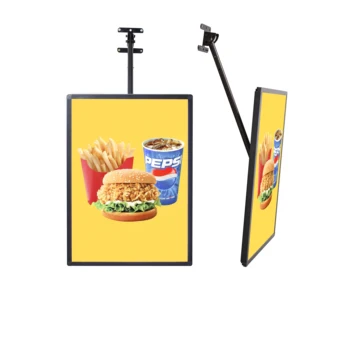 60x80cm 60x90cm Štadión fast food reštaurácia závesné svetlo led board menu znaky reklamy