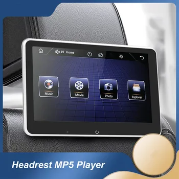 Auto Monitor na opierku hlavy 1080P Zrkadlo Odkaz na opierku hlavy DVD Player 10.1 v Dotykový Displej Vstavaný FM Vysielač Auto TV pre Vozidlá
