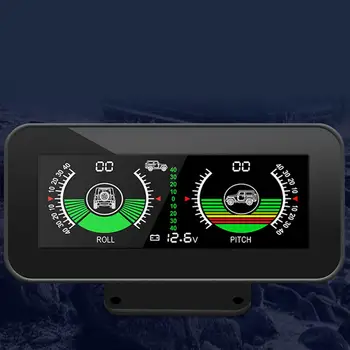 Automobilový Svahu Meter Auto HUD GPS Tachometer HUD Digitálne Inclinometer pre Suv Vozidlá, Kamióny, Cestné Príslušenstvo Vozidla