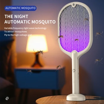 Inteligentný 2-v-1 UV Komár kontrolka Nabíjania cez USB Komár Kontroly Lapača Hmyzu Vrah Pokušenie Pasce Vysokú Kvalitu Spánku