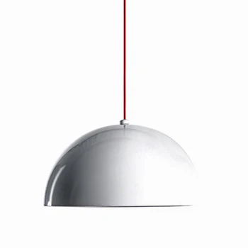 Nordic jeden vedúci rose kovové lampy moderný minimalistický semi-circular reštaurácia, bar minimalistický luster