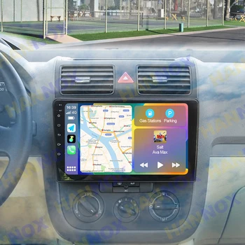 HANNOX Android autorádia pre Volkswagen Jetta 5 2005 - 2010 2din Multimediálny Prehrávač Videa Carplay BT Autoradio Navigácia GPS