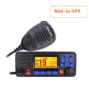 Posledných RS-509MG 25W VHF 156-162MHz S GPS Vodotesný IP67 Morských VHF Rádio Walkie Talkie Posledných Rádio Walkie Talkie