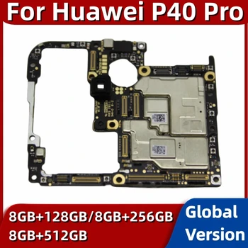 Pôvodné Doske Pre HUAWEI P40 Pro 5G ELS-NX9 128 gb kapacitou 256 GB 512 gb diskom Doske Odomknutý Logic Dosky S Kirin 990 Procesor