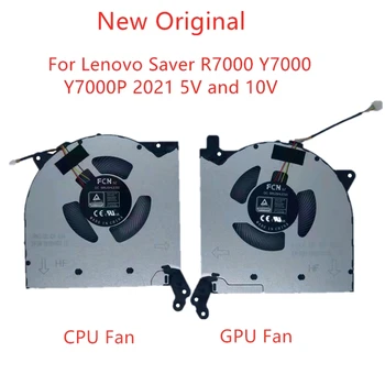 Nový, Originálny Notebook CPU GPU Chladiaci Ventilátor od spoločnosti Lenovo Šetrič R7000 Y7000 Y7000P 2021 5V a 10V fanúšikov