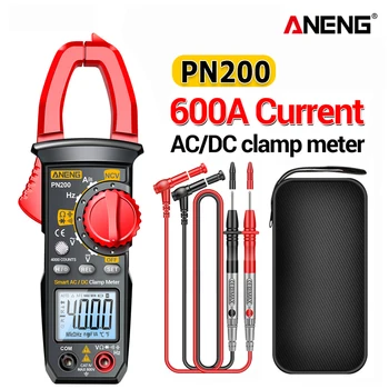 ANENG PN200 Digitálne Svorka Meter DC/AC 600A Aktuálne 4000 Počíta Multimeter Ammeter Napätie Tester Auto Hz Kapacita NCV ammeter