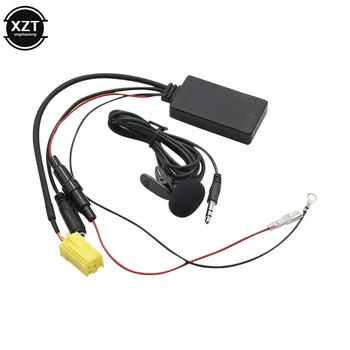 Car Audio Bluetooth-kompatibilné HIFI kábel Kábel Adaptéra Mikrofón MIC AUX V Hudbe pre Fiat Pre Alfa Pre Lance pre Benz, SMART 451