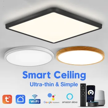 Smart Home svetlá vnútorné spálňa stropné svietidlá Moderného Tuya Aplikácie Smart Stropné svetlá pre Obývacia Izba led panel stropné svetlá