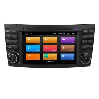 Pre W211 2002-2009 Android 10 Core Car Media Player, Rádio, GPS, WIFI, Bluetooth Volant Ovládanie