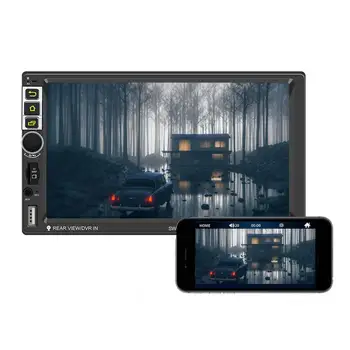 Auto Stereo S Bluetoothes Double Din Auto Stereo Audio Video Prehrávač So 7 
