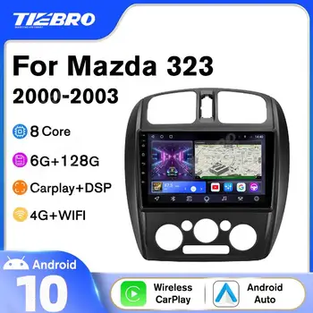 Tiebro 2DIN Android10.0 autorádia Pre Mazda 323 BJ 2000-2003 Auto Multimediálny Prehrávač Rádio Automobilový Carplay DSP GPS Navigácie