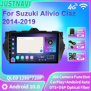 JUSTNAVI QLED Android autorádia Pre Suzuki Alivio Ciaz 2014 - 2019 Vedúci Jednotky Multimediálne Video Prehrávač, Navigácia GPS Auto Stereo