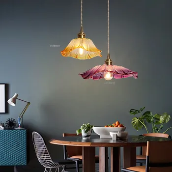 Moderné LED Sklenený Prívesok Svetlo Pre Obývacia Izba Minimalistický Domova Vnútorné Osvetlenie Svietidlá Reštaurácia Umenie Visí Lampa