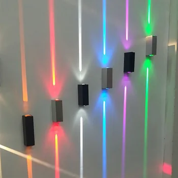 Vonkajšie Hydroizolácie LED Nástenné Svietidlo Black/White Domov Deocr Pozadí Nástenné Svietidlá Moderný Minimalizmus Atmosféru Svetla