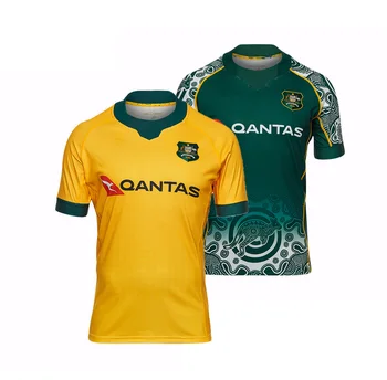 Austrália 2020/2021 Home/Preč Replika Rugby JERSEY Tričko Športové Tričko S-5XL