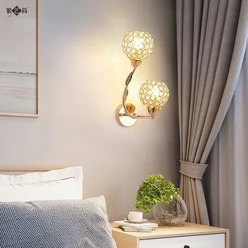 Nástenné Lampy, Nočné Lampy, Spálňa, Obývacia Izba Pozadí Luxusné Nástenné Svietidlo Led Európskej Schody Uličkou Svetlo