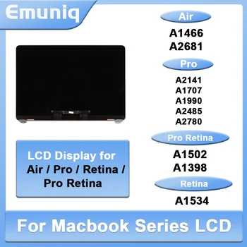 Náhradné LCD Displej pre MacBook Pro Air Pro Retina A1466 A1502 A2141 A1398 A1707 A1534 A2681 Full LCD Montáž