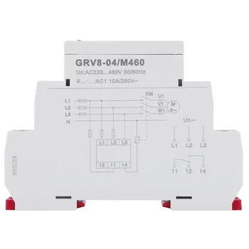 GRV8-04 M460 3-Fázové Napätie Monitorovacie Relé Sled fáz Fáze Zlyhanie Ochrany Napätie Ovládanie Relé