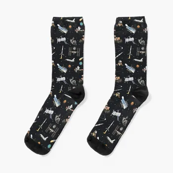 Space Exploration Ponožky pánske zimné tepelnej ponožky Crossfit ponožky