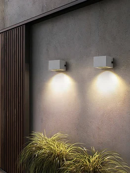 Vonkajšie nepremokavé nástenné svietidlo LED cementu steny umývanie lampa na stenu cementu lampa