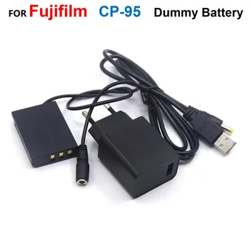 CP-95 DC Spojka NP-95 Falošné Batéria+USB Kábel+QC3.0 Nabíjací Adaptér Pre Fujifilm FinePix F30 F31fd X100S X100T X-S1 W1 X30 X70