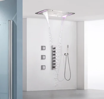 Sprcha Systém Sprcha Držiaky na Stenu Vysoký Tlak Sprchové Hlavice a Ručné Sprchy