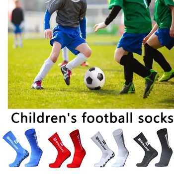 34-39Size Detí, Mládeže, Športu Futbal Ponožky Outdoor Športové Non slip Silicone Non slip futbal Ponožky calcetines hombre futbol
