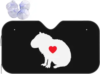 Capybara Milovníkov čelného skla slnečník Udržuje Uv Lúčmi Chráni Vozidlo pre Auto, Kamión alebo SUV Auto Príslušenstvo Slnečníky