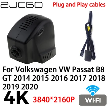 ZJCGO 4K 2160P Auta DVR Dash Cam Video Rekordér Plug and Play pre Volkswagen VW Passat B8 GT 2014 2015 2016 2017 2018 2019 2020