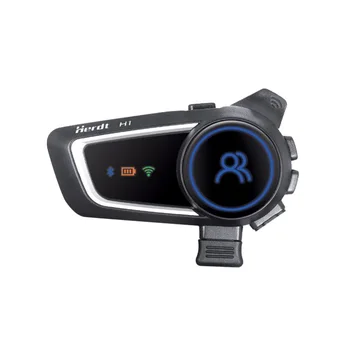 Handsfree Motocykel Bluetooth Komunikačný Systém pre Prilba POC Rádio, Bezdrôtový Mikrofón s PTT