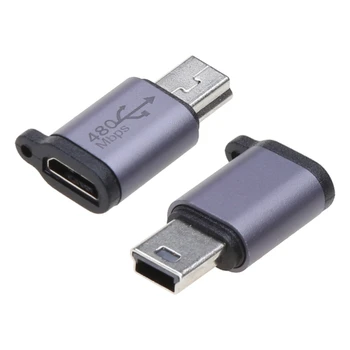 Micro USB, Mini USB Adaptér Typ-C Female to Male Micro Usb Prevodník pre Telefón, Tablet, Fotoaparát Nabíjací Adaptér